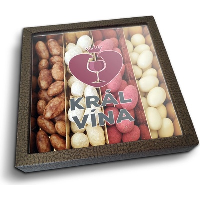 Sablio Mandle v čokoládě Král vína 4x 80 g
