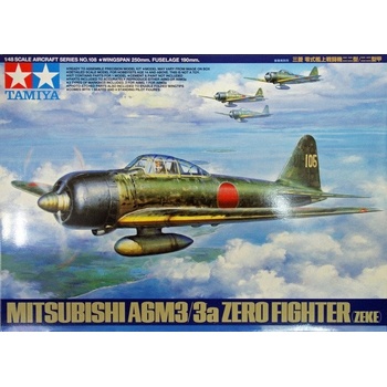 Tamiya 61108 A6M3/3a Zero Zeke 1:48