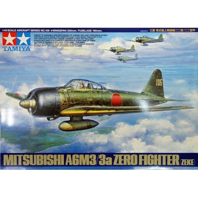 Tamiya 61108 A6M3/3a Zero Zeke 1:48