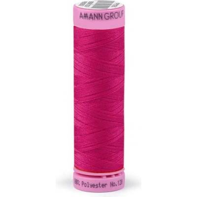 Polyesterové nitě návin 100 m Aspo Amann 1417 Festival Fuchsia