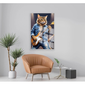 Art gift Стъклено АРТ пано - Рок Котарак