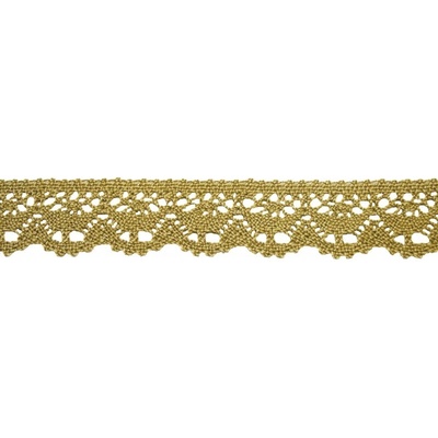 Bavlněná paličkovaná krajka 2025/23mm len/5m
