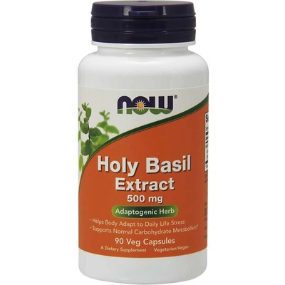 NOW Foods Holy Basil Extract 500 mg 90 rostlinných kapsúl
