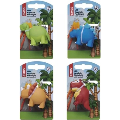 Emos DINO Prívesok na kľúče P4711 LED SVIET. SAURUS SO ZVUKOM