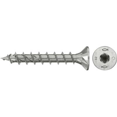 Fischer 574069 skrutky do drevotriesky 5 mm 35 mm TX Nerezová oceľ 200 ks