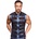 NEK Sleeveless Metallic Matte Look Figure-Emphasising Shirt 2161834 S
