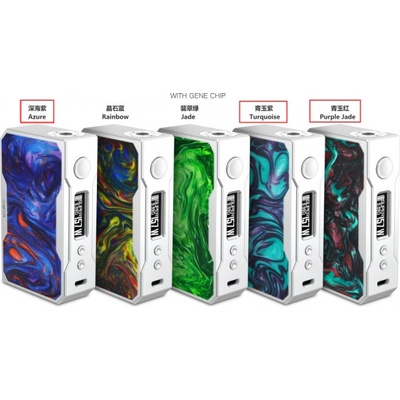 VooPoo DRAG 157W TC Box mód Silver-Resin Purple Jade