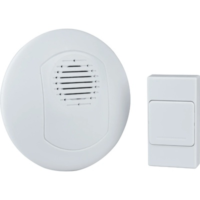 DPM w881w - Безжичен звънец, ДИНГ-ДОНГ, 50м, 3хАА, бял (w881w)