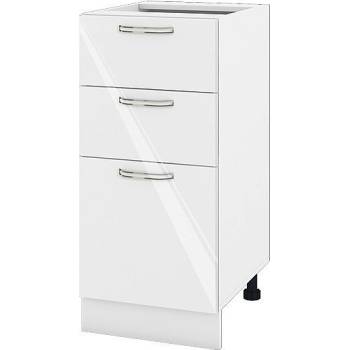 ИРИМ Долен кухненски шкаф Сити БФ-Бяло гланц-05-27 40 см