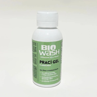 Biowash prací gel na vlnu s lanolínem a rozmarýnem 100 ml
