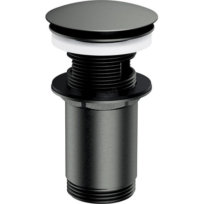 OMNIRES a706gr - click-clack сифон за мивка, пр. 6, 6 см, графит мат (on0146)