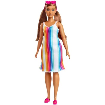 Barbie Mattel Barbie - Кукла с рокля с дъгови ивици (GRB38) (72478)