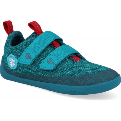 Affenzahn Sneaker Knit Happy Shark vegan Petrol