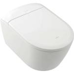 Villeroy & Boch ViClean - Тоалетна чиния с биде, конзолна, DirectFlush, CeramicPlus, SoftClosing, алпийско бяло V16EN3R1 (V16EN3R1)