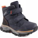 Linshi dětské kozačky z nubuku modré