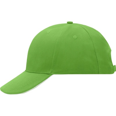 Myrtle Beach MB 24 sandwich 6 panelová COT03002485399-lime green/ Zelená lime/bílá