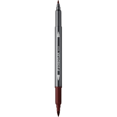 STAEDTLER Акв. флумастри Staedtler 3001, двув, шоколад 75 (31648-А-ШОКОЛАД)