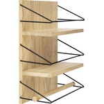 EGLO 424556 - Стенна полица MAINTIMBATO 41x33 cm дъб (EG424556)