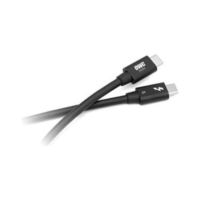 OWC OWCCBLTB5C1.0M Thunderbolt, 80 Gbit/s, 1m, černý