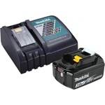 Makita АКУМУЛАТОРНА БАТЕРИЯ И ЗАРЯДНО УСТРОЙСТВО 18 v 3 ah makita lxt 191a24- (88381547000)