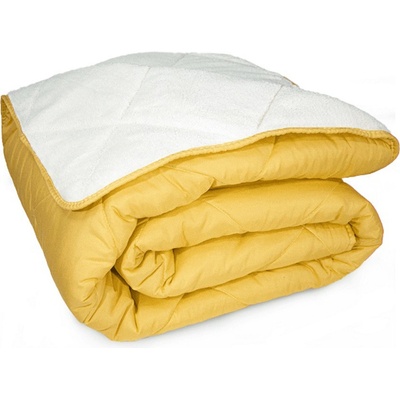 EmonaMall Олекотена завивка с полар EmonaMall Коузи Жълто, 150/210см - Код S17313 (S17313)