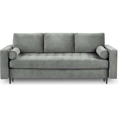 Milo Casa Светлосиво кадифено канапе Santo - Milo Casa (MIL_3SF_44_A3_SANTO5)