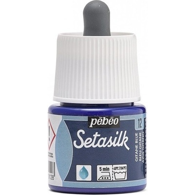 Pébéo Barva na hedvábí Setasilk 45 ml 12 Gitane Blue – Zboží Dáma
