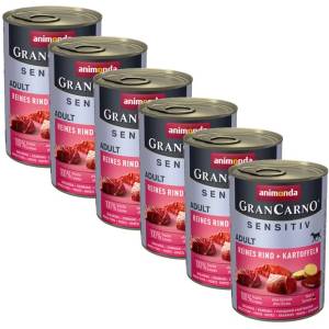 Animonda GranCarno Sensitiv Adult - говеждо с картофи 6 x 400г