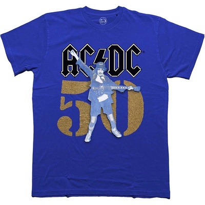 AC/DC tričko Gold Fifty modré