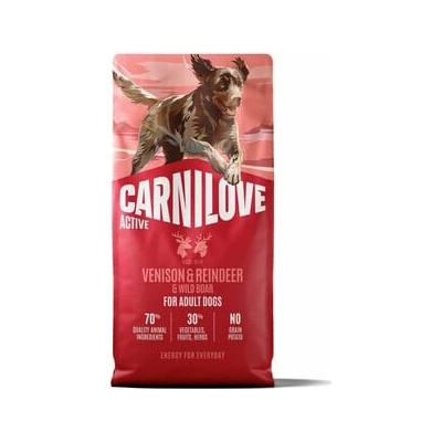 Carnilove Active Adult Venison & Reindeer & Wild Boar 12 kg
