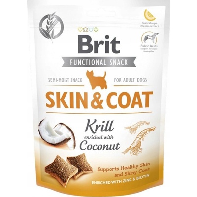Brit Maškrty Pre Psov Care Snack Functional Skin & Coat Krill 150 g