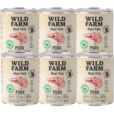 Wild Farm Bravčová paštéta 6 x 800 g
