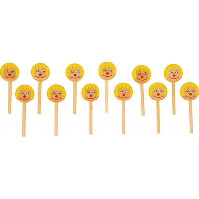 Small Foot dřevěné veselé lízátko 12 ks