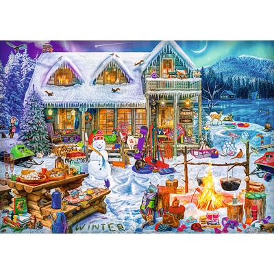 Trefl - Puzzle Winter Time - 1 000 piese