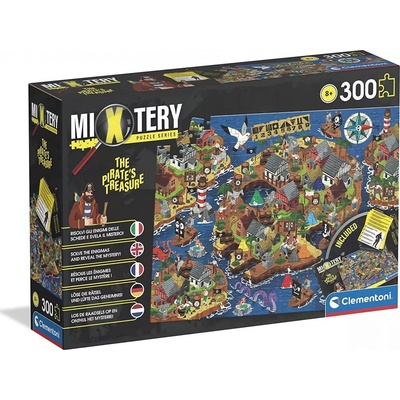 CLEMENTONI MIXTERY Pirátský poklad 300 dílků
