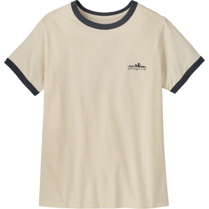 Patagonia Дамска тениска Patagonia Women's Fitz Roy Foothills Ringer Tee T-shirt - Undyed Natural - размер XS (916-7797-0411)