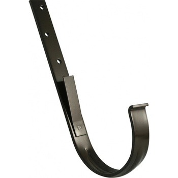 Marley Continental Poplastovaný kovový rovný hák RG 100 RAL 8017 hnedý