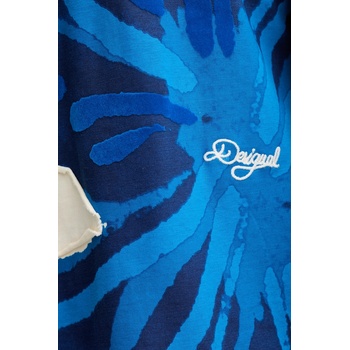 Desigual Памучна тениска Desigual PANCHO в бежово с десен 25WMTK01 (25WMTK01)