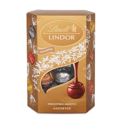 Lindt Lindor микс пралини с мек пълнеж 200гр