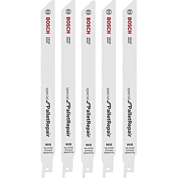 Bosch Pílové listy do chvostovej píly S 1122 VFR Special for Pallet Repair 5 kusov 2608658030