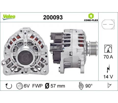 Alternátor VALEO 200093