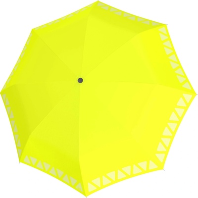 Doppler Fiber Magic Safety dámský skládací deštník neonově žlutý