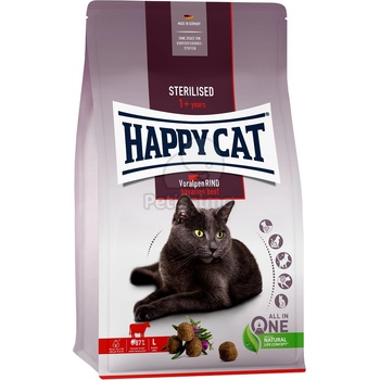 Happy Cat Supreme Fit & Well Adult Sterilised - говеждо 1, 3 кг - срок на годност: 05.04. 2026