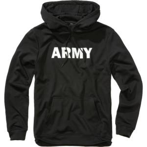 Brandit Брандирана блуза с качулка Army, черна (9595-11002)
