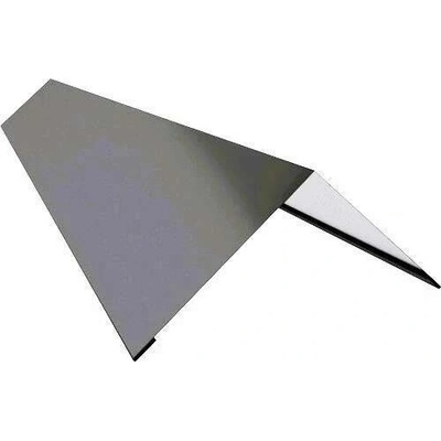 Hřebenáč klasik r.š.400mm Al Hliník 0.6mm lakovaný RAL 7001 stříbrošedá dl.2m
