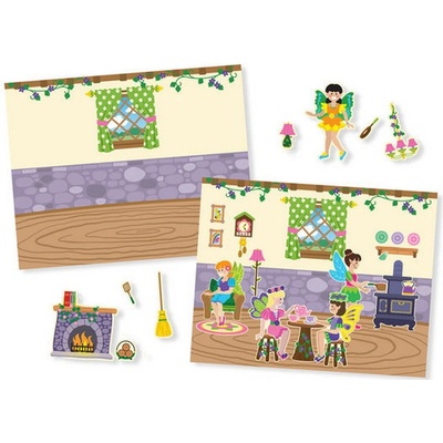 Melissa & Doug Blok s adheznými samolepkami Víly