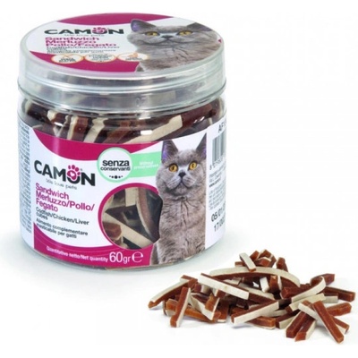 Camon Treats & Snacks Cat Sandwich kura a treska 60 g