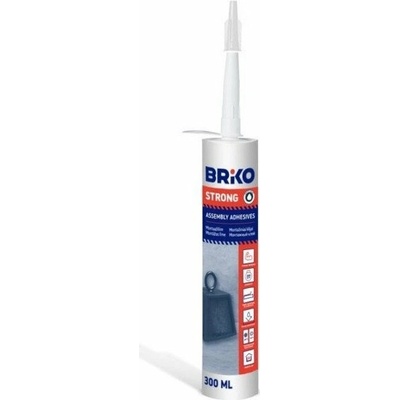 Briko Montážní lepidlo - tekuté hřebíky Strong 300 ml