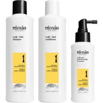 Nioxin System 1 Kit for Natural Hair with Light Thinning