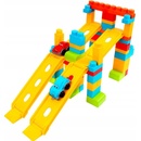 Mikro trading Kostky stavební 90 ks s dráhou a auty